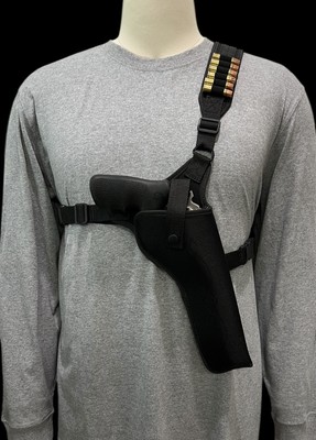 For 8-3/8'' S&W 460XVR, Right Hand CHEST Holster with Ammo Loops