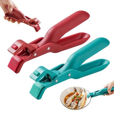 Cxqbsmy Multi-Function Anti-Scald Bowl Clip, 2PCS Type A, Green&Red