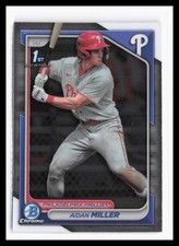 2024 Bowman Chrome Prospects #BCP-27 Aidan Miller Philadelphia Phillies RC 1st 5