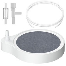 Pawfly Air Stone for Aquarium, 2" Fish Tank Bubbler, White