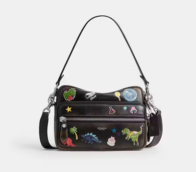 Coach Dakota Crossbody Bag Loved Leather Sticker Print Lexy 10th