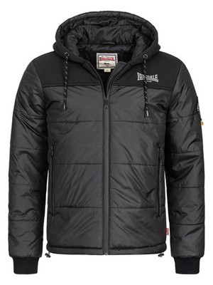 LONSDALE LONDON Men's Winter Jacket ''Botallack'' | Black | Black Winter Jacket
