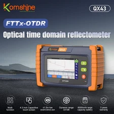 Komshine Multi-functional OTDR QX43 Fiber Optic Tester W/OPM/OLS/VFL/RJ45 Func