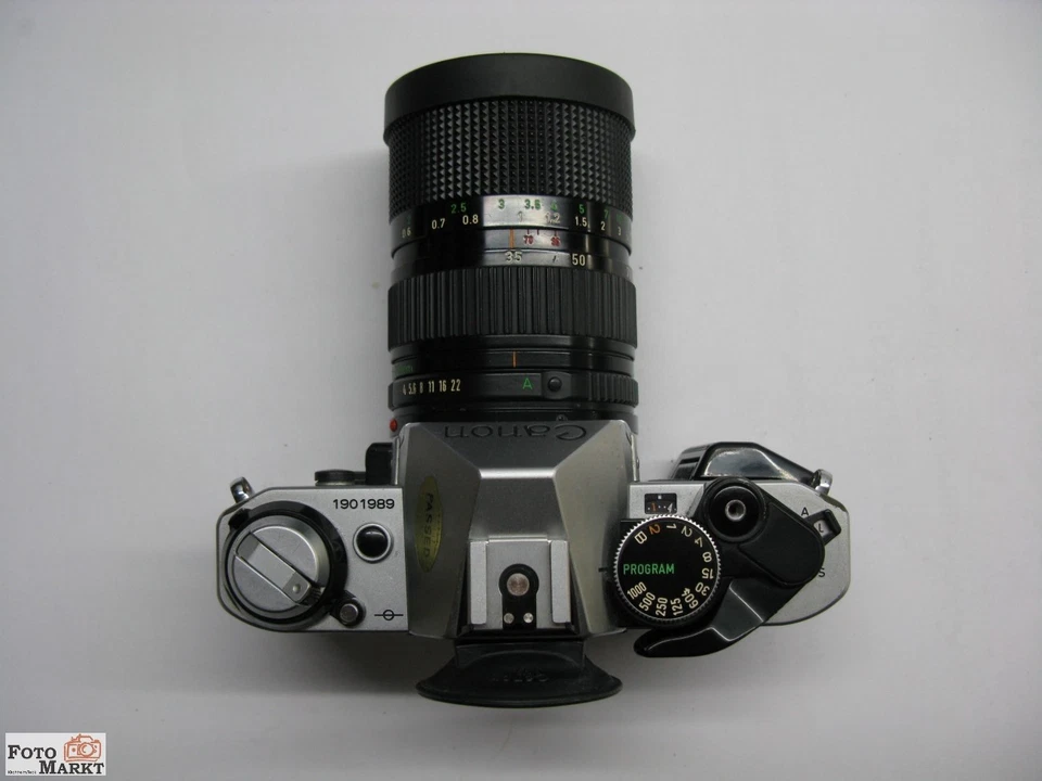 Set: Canon AE-1 Program Spiegelreflex Zoom-Objektiv FD 4 / 35-70 + 2x Converter - Bild 2 von 4