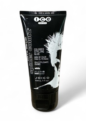 Joico ICE Spiker Colorz - Colored Styling Glue - WHITE - 1.7 fl oz -