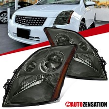Fit 2007-2009 Sentra Smoke Lens Headlights Assembly Lamps Leftright 07 08 09 Fit 2007-2009 Sentra Smoke Lens Headlights Assembly Lamps Leftright 07 08 09