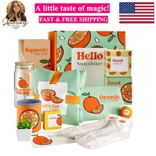 Self Care Package for Women   Thinking of You Self Care Kit, Orange Birthday ...