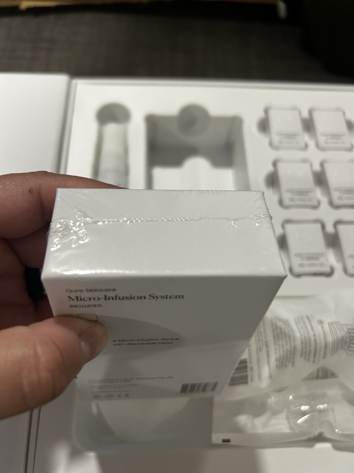 QURE SKINCARE Micro-Infusion System 2 Month Bundle Microneedling for Wrinkles