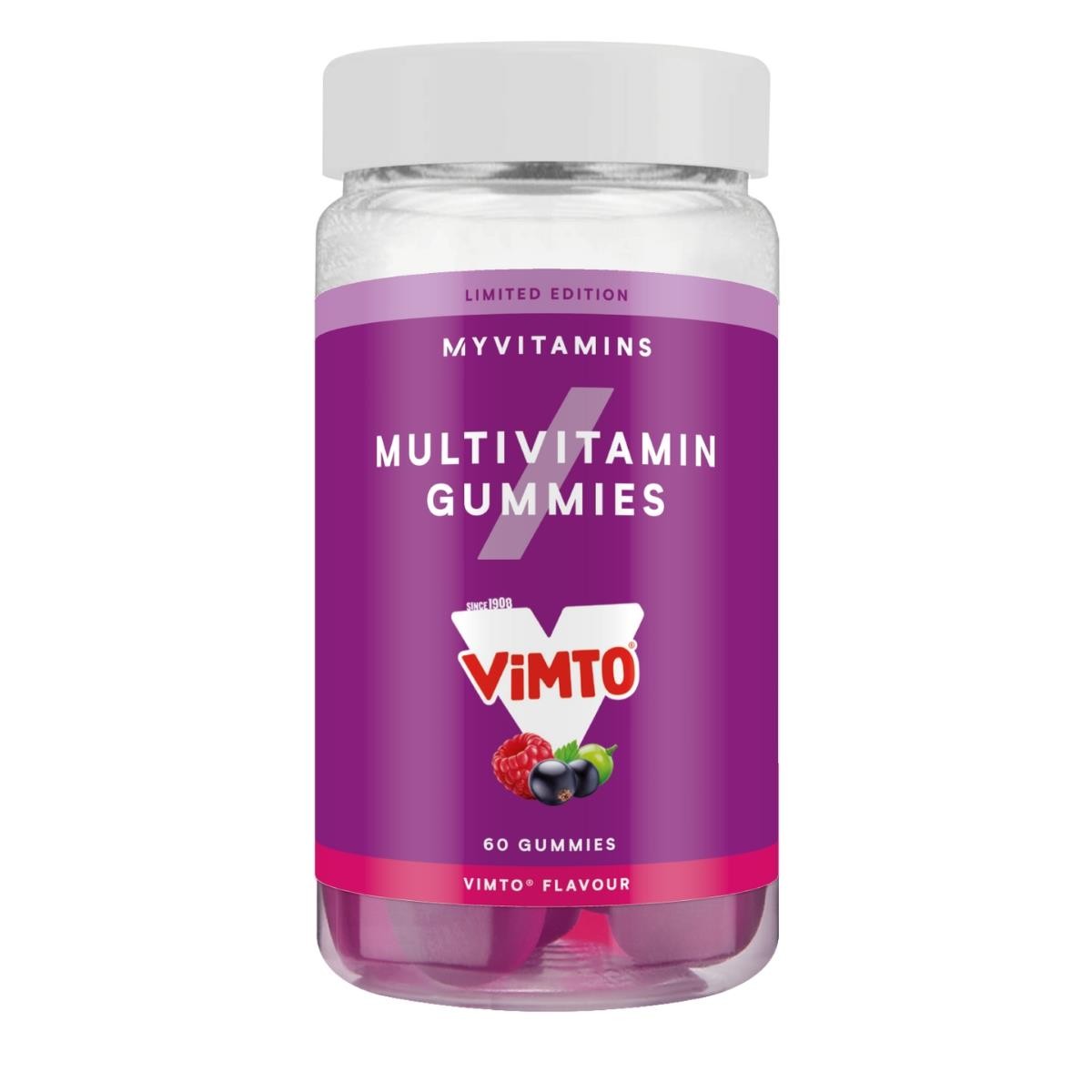Multivitamin Gummies 60 Count Vimto Flavour Vegetarian Daily Supplement - Image 3