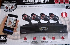 Night Owl 960H Video Security 1 TB DVR System 8 Channel 4 Cameras
