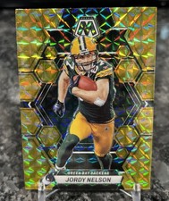 2023 Panini Mosaic - Jordy Nelson #88 Reactive Yellow Mosaic Prizm