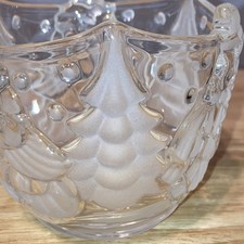 Vtg GORHAM Holiday Traditions Snowy Winter Tr...