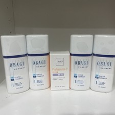 OBAGI Nu-Derm x 4 Gentle cleanser NEW SEALTotal 8 oz  GIFT SERUM 15  