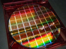  RARE IBM 8 200mm SILICON SEMICONDUCTOR WAFER...