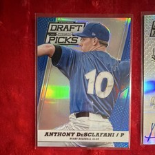 Panini 2013 Prizm Draft Picks Anthony DeSclafani Prospect Autograph Lot Miami