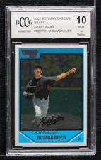 2007 Bowman Draft Chrome Picks Madison Bumgarner BCCG 10 Mint or Better 0h1g