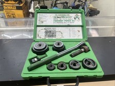 Greenlee 7238SB Slug Buster Knockout Punch Set Ratchet Kit 1/2- 2” Conduit Size