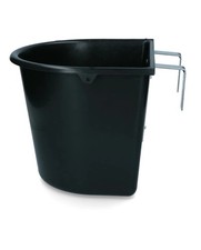 Mangiatoia con ganci 15 lt NERA cavallo puledro scuderia BOX