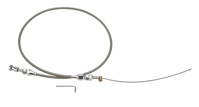 SPECIALTY PRODUCTS COMPANY Throttle Cable LS1 48in Braided Stainless Steel 6051