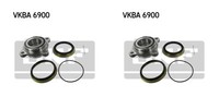 SKF 2X Radnabe Radlagersatz Vorderachse FüR Toyota Land Cruiser LJ12 KZJ12
