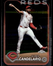 JEIMER CANDELARIO 2024 TOPPS CHROME UPDATE CINCINNATI REDS #USC81