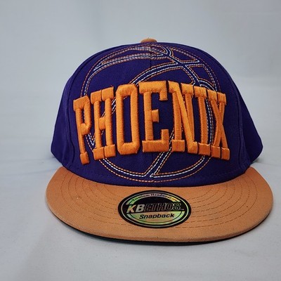 KBETHOS Phoenix Snapback Hat Purple Orange Green Flat Brim Adjustable