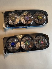 (2) GIGABYTE Windforce GeForce GTX 680 2GB GDDR5 GV-N680OC-2GD Graphics Card