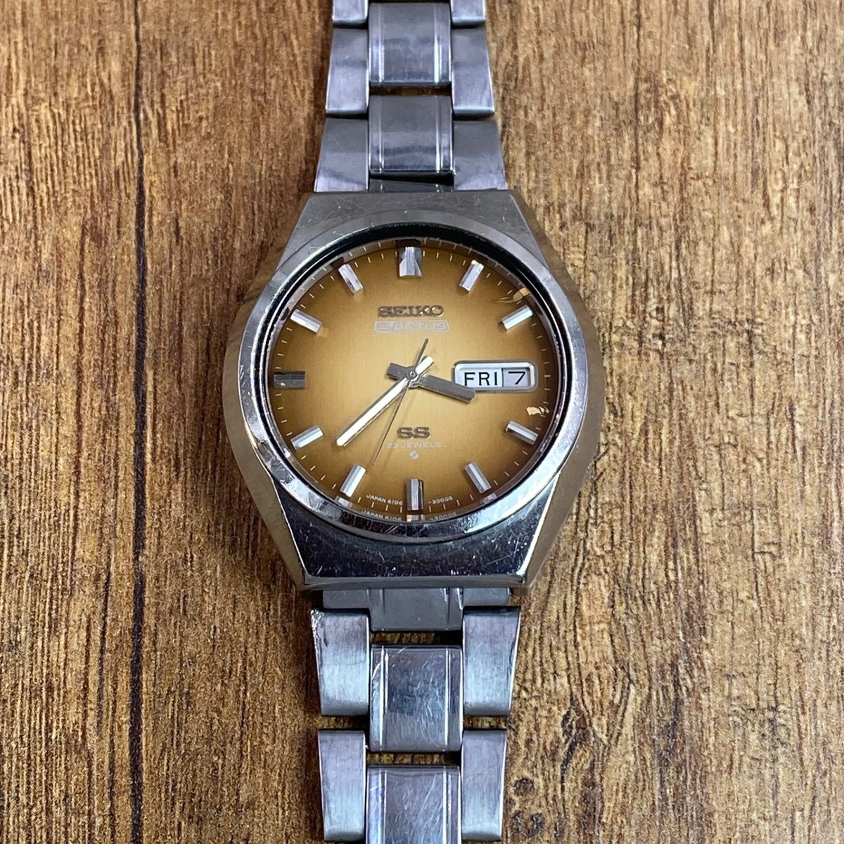 Seiko 5 Actus SS vintage automatic 23 jewels Japan mens watch | eBay