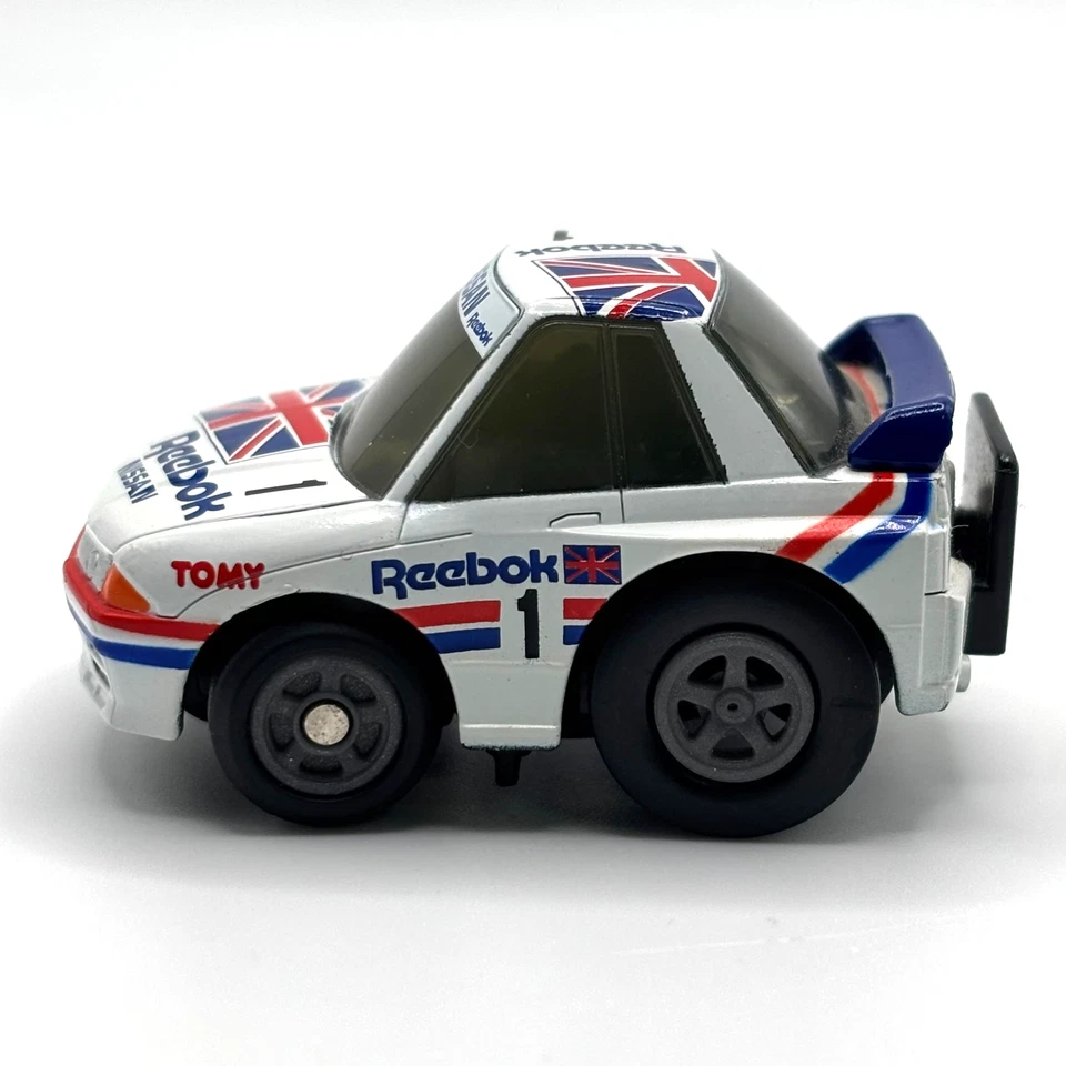 Mini coche de radiocontrol Takara Tomy Q-Steer Skyline GT-R R32 Reebok talla A JDM Japón para piezas Foto 4 de 4