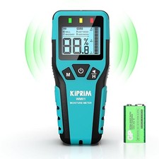 Kiprim Pinless Damp Meter Moisture Meter for Wood Walls Masonry Accurate