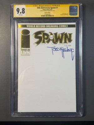 SPAWN #1 30TH ANNIVERSARY GOLD FOIL MCFARLANE SIGNED CGC 9.8!