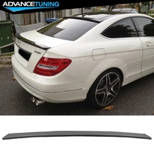Fits 12-15 BENZ C-Class W204 C204 2-Door Coupe Unpainted ABS Roof Spoiler Wing