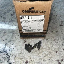 B-Line BX4-E-2-4 Cable To Beam Fastener Single Runs 1/8" To 1/4" Flange(QTY 100)