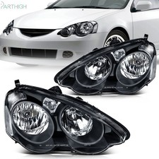 Leftright For 2002-2004 Acura Rsx Type-s 2.0l Headlights Assembly Black Housing Leftright For 2002-2004 Acura Rsx Type-s 2.0l Headlights Assembly Black Housing