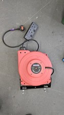 Image of Sealey 2plug Wall Mounted Extension Cable Reel Lead 10m