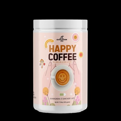  EVOLUTION FIT Happy Coffee w Ashwaganda+St Johns Wort...Better Than Vitacup!