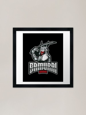 THE SAMURAI WARRIOR!!! Framed Art P Framed Wall Art Poster Canvas Print Picture