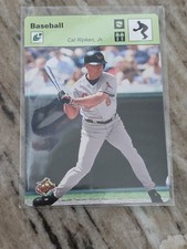 2005 Leaf Sportscasters Green Fielding Ball 11/50 Cal Ripken Jr #7 HOF