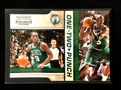 2010-11 Donruss Kevin Granett Rajon Rondo One Two Punch Die Cut /299 - Celtics