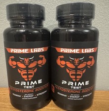2x PRIME Labs Men's Test Booster - Natural Stamina Endurance Strength Booster