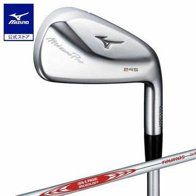 Mizuno Pro 245 4番 MOUDUS3 TOUR105 S MIZUNO Pro245 IronSet 5-9 Pw RH N.S.PRO MODUS3 TOUR105 Steel Flex