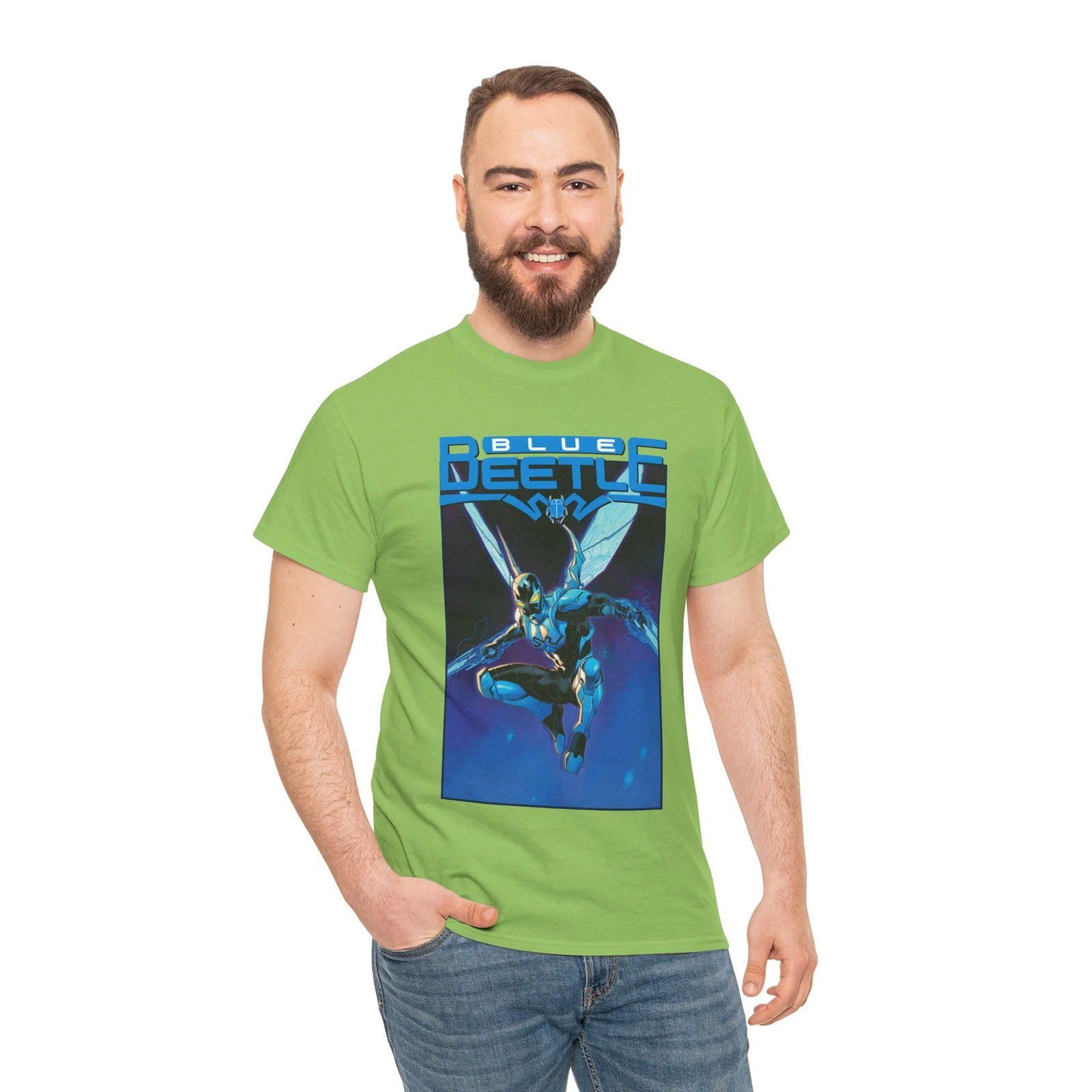 Blue Beetle T-Shirt - Dan Mora Art - Jaime Reyes - DC Comics