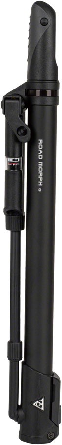 Topeak Road Morph G Pump with Gauge - Portable Aluminum Floor-Style Bike Pump