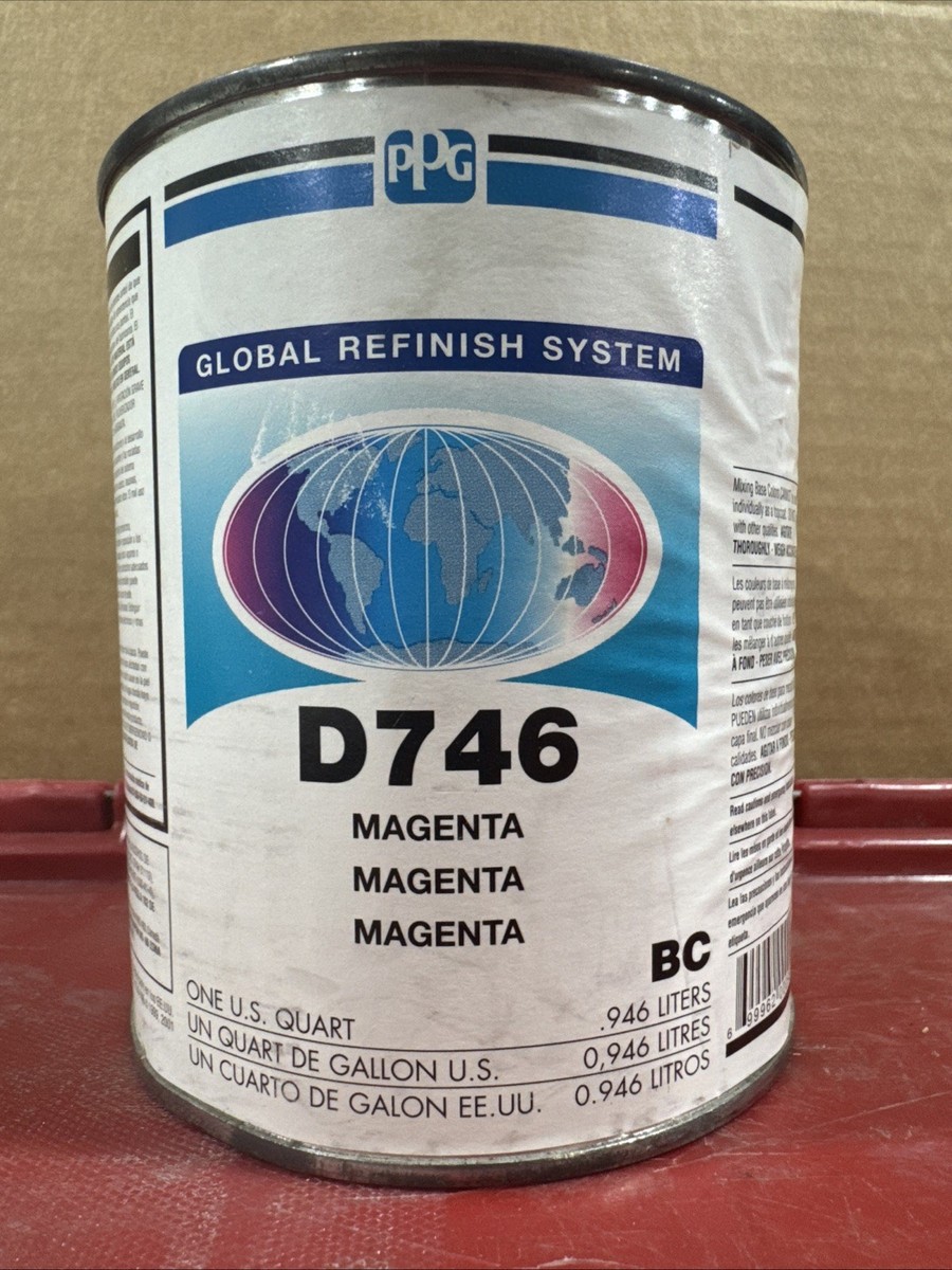 PPG D746 Global Refinish System, Magenta, 1 Quart***FAST FREE
