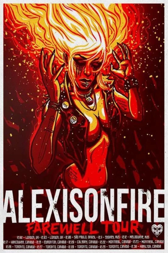 Alexisonfire Farewell Tour 2025 Poster