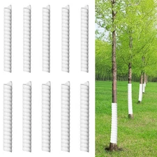 10 Pcs Tree Trunk Protector Plastic Spiral Tree Guard to Protect Saplings Plants