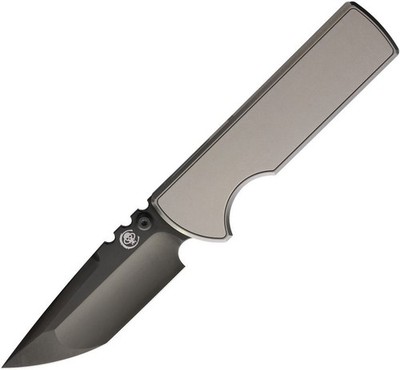 Chaves Knives NTAK 229 Framelock Folding Knife Gray Tan