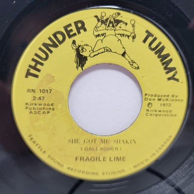 Fragile Lime She Got Me / Happy 7'' 45rpm vg+ Vinyl 70s Record free sleeve