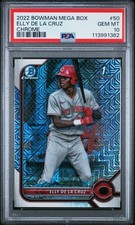 2022 Bowman Mega Box Elly de La Cruz 1st Bowman PSA 10