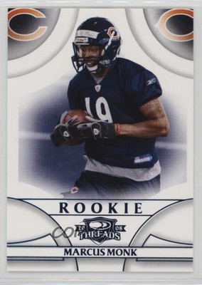 2008 Donruss Threads Rookie Blue Century Proof 238/350 Marcus Monk #209 10c7